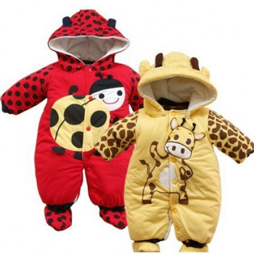 Baby Boys Rompers Ladybug And Cows Bodysuit