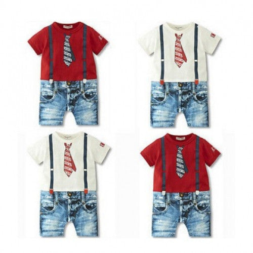 Romper Shorts Bodysuit Outfit Clothing US Baby Boys Kids