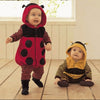 Fancy Baby Dress Romper Toddler Fleece Ladybird Bee